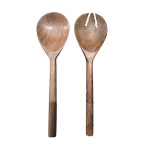 Couverts en bois écologiques de 2 avec vernis pour la maison et les ustensiles de cuisine à bas prix, ensembles de couverts en bois de mangue de bonne qualité - Product Image 1