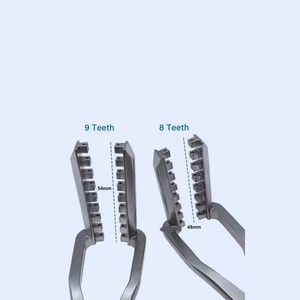 Pinzas de Sutura Ortopédicas Manuales de Alta Calidad con 8 y 9 Dientes, Instrumento Laparoscópico Reutilizable y Autoclavable, Pakistán - Product Image 1