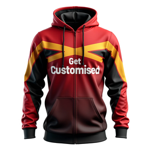 Sudadera con Capucha Duradera para Hombre, Estilo Urbano Holgado, Personalizable por Sublimación, 100% Poliéster, Mezcla de Algodón Básico, Suave y Moderno - Product Image 2