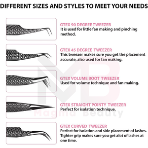 Nouveautés, prix abordable, kits d'outils pour extensions de cils, pointe droite et pointue, instruments de soins de beauté, kit d'outils - Product Image 2