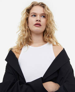 T-shirt court Y2K été 2026 de haute qualité 100 % coton respirant, t-shirt uni sexy en tissu tricoté anti-boulochage - Product Image 5