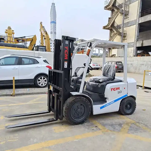 รถยกดีเซลไฟฟ้า TCM 3ตันแบบสองทิศทาง FD30เครื่องยนต์ Isuzu มอเตอร์ AC ขนาด4.5เมตรยกสูง - Product Image 2