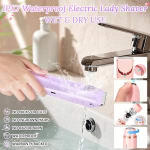 Depiladora 2 en 1 de Doble Cabezal, Resistente al Agua IPX7, Recargable por USB, para Piernas, Brazos, Axilas y Área Púbica, Depilación de Bikini - Product Image 4