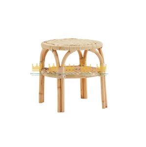 Taburete de ratán para chico hecho a mano de Vietnam, duradero para el hogar, taburete de bambú de ratán al mejor precio - Product Image 1