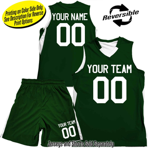 Uniforme de basket-ball personnalisé réversible rouge blanc et bleu maillot et short de sublimation léger de haute qualité - Product Image 2