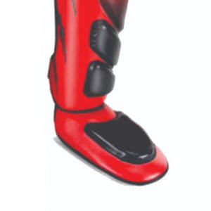 Último diseño hecho a medida su propio diseño espinilleras protector de pierna de cuero espinilleras de alta calidad - Product Image 4