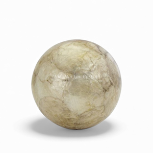 Boule de Pâques décorative élégante en nacre, ornement de luxe fait à la main pour la maison, pour les vacances de printemps, en provenance du Vietnam - Product Image 1