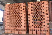 Vente chaude-100% Briques d'argile rouge Mur flexible Tuile de revêtement de mur en pierre naturelle-Matériaux de construction à bas prix