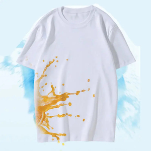 Camiseta Negra de Manga Corta para Hombre, Cuello Redondo, 100% Algodón Tejido, Oversize, Ecológica, Lisa, para Serigrafía, Casual - Product Image 4