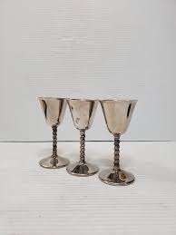 Metal <b>Wine</b> Handcrafted Unbreakable Glassware Silver Color Water Drinking Cup <b>Goblet</b> Embossed Design Bar Ware Supplies - Product Image 4