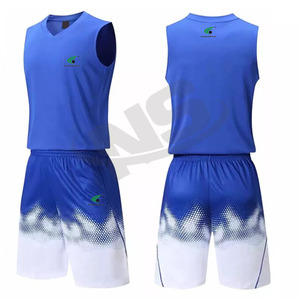 Uniforme de basket-ball avec logo personnalisé pour hommes vêtements de sport respirants de qualité professionnelle maillot et short en polyester à séchage rapide - Product Image 1
