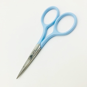 Ciseaux en or noir de qualité supérieure en acier inoxydable ciseaux à cuticules pointus russes logo d'emballage de manucure durable incurvé - Product Image 4