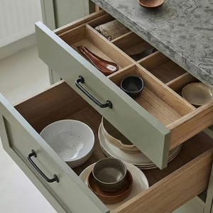 Poignée d'armoire moderne européenne noire mate en alliage de zinc écologique et durable pour commode de cuisine tiroir armoire - Product Image 5