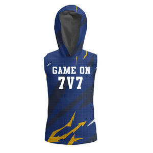 Uniforme de Fútbol Americano de Bandera 7v7 Transpirable de Alta Calidad, Diseño Personalizado OEM con Impresión por Sublimación para Niños y Niñas - Product Image 4