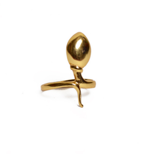 Minimalist Bud <b>Rings</b> 18k Gold Plated Brass <b>Rings</b> <b>Dainty</b> Wholesale <b>Rings</b> for women - Product Image 1