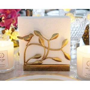 Soporte de pie de tejido decorativo para mesa de diseño maravilloso, servilletero de metal de la mejor calidad a un precio atractivo - Product Image 5