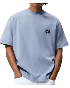 Camisetas de algodón para hombre de verano 100%, camisetas para hombre, venta al por mayor, camisetas transpirables de algodón pesado de gran tamaño con cuello redondo para hombre - Product Image 1