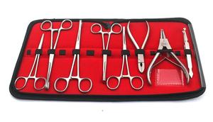 Outils de perçage corporel professionnels Kit de perçage corporel oreille lèvre nombril nez rond ouvert Septum Piercing pince outil Mahersi certifié CE - Product Image 5