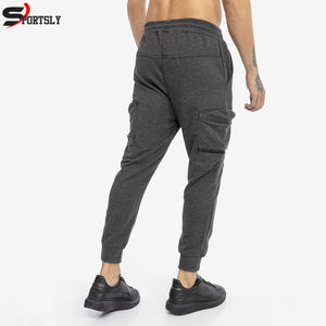 Pantalons de sport en molleton, bas en tissu polaire, taille élastique, léger, décontracté, 100% coton, pantalons de sport pour hommes, joggers - Product Image 6