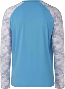 Jersey de pesca de manga larga para hombre de moda 2025 transpirable 100% poliéster secado rápido DTF sublimación impermeable ropa de verano - Product Image 2