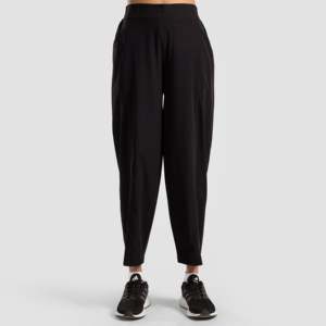 Pantalones Negros Tipo Barrel para Ropa Deportiva de Alto Rendimiento - Product Image 2