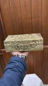 Cajas de almacenamiento de latón grabadas a mano hechas a medida con grabados y patrones florales en relieve para tiendas caseras para reventa - Product Image 2