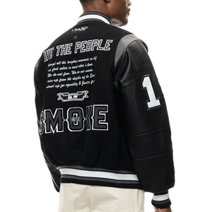 2026 Factory Made <b>Men</b> Embroidery <b>Varsity</b> <b>Jackets</b> Regular Length Wool Material Made <b>Men</b> Embroidery <b>Varsity</b> <b>Jackets</b> - Product Image 3