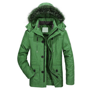 Nouvelle mode Printemps et automne Veste parka coupe-vent pour homme à capuche Grande taille Vêtement d'extérieur Veste Manteau - Product Image 6