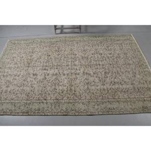 พรมวินเทจขนาด 4.8x7.8 ฟุต พรมตุรกี พรมขนสัตว์ลายสัตว์สีเขียว - Product Image 3