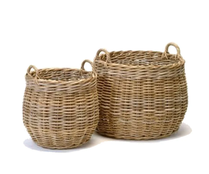 ตะกร้าหวายสานมือโซลูชันการจัดเก็บและตกแต่งบ้านที่เป็นมิตรกับสิ่งแวดล้อมเพื่อการจัดระเบียบและยั่งยืน - Product Image 5