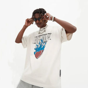 Venta al por mayor a granel Shaka Wear Camisetas Impresión personalizada Bordado Personalizado en blanco Unisex Camiseta de gran tamaño - Product Image 6