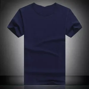 Jersey informal para hombre, camiseta en blanco, alta calidad, 100% algodón, impresión Digital personalizable, Color sólido, manga corta - Product Image 3