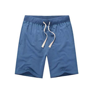 Shorts décontractés de sport d'été pour hommes Shorts de fitness de base en coton solide pour hommes - Product Image 3