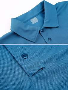 Prix d'usine OEM Polos décontractés pour hommes de haute qualité Séchage rapide Respirant Broderie en vrac pour Polo personnalisé - Product Image 2