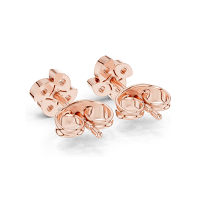 Boucles d'oreilles en diamants cultivés en laboratoire, 0,144 CT, clarté VVS-VS EF, disponibles en or 18 carats, 14 carats, 10 carats et argent 925 - Product Image 6