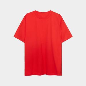 OEM peso pesado slim fit 100% algodón de alta calidad de lujo de manga corta logotipo personalizado impreso o cuello Atlético unisex camisetas para hombres - Product Image 1