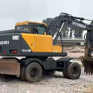 Excavatrice Hyundai 150WVS 99% neuve, 300 heures de fonctionnement, en stock. Excavatrice d'occasion 210W-9. - Product Image 6
