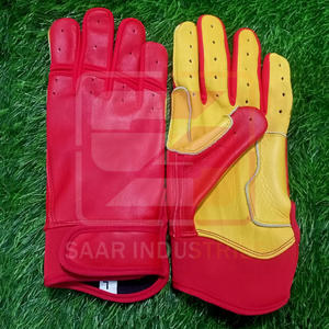 Guantes de Bateo de Béisbol Profesionales Ligeros de Cuero Vacuno Cabretta Hechos a Medida al por Mayor, Color y Logotipo Personalizables - Product Image 6
