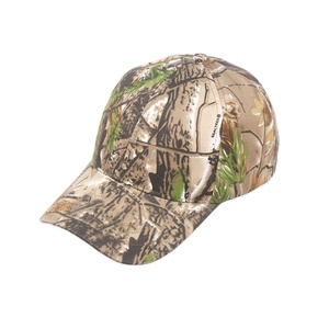 Casquettes de baseball unisexes en toile polyester/coton à 5 panneaux, motif camouflage numérique léopard, logo personnalisé, ajustables, haute qualité - Product Image 1
