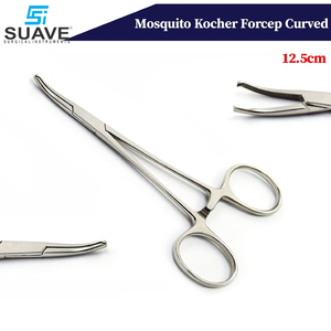 Poignée de verrouillage Forme incurvée Instruments chirurgicaux 23cm Taille Rachet Système de verrouillage Pince chirurgicale par SUAVE INSTRUMENTS SURGICAUX - Product Image 3