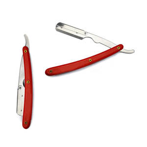 Stainless Steel Professional Barber Straight Edge <b>Razor</b> Shaving Grooming Salon Use Customization Barber Salon <b>Razors</b> - Product Image 1