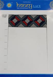 Encaje de Tul de Lujo con Bordado Intrincado de Diamantes y Hilo, Diseño Elegante y Ecológico para Adornos y Accesorios de Manualidades - Product Image 2