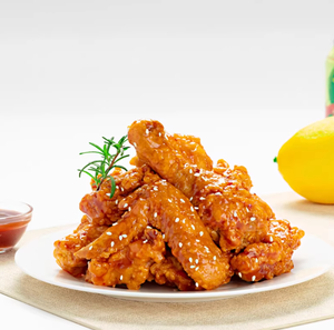 Salsa <span class=keywords><strong>Agridulce</strong></span> con Acabado Brillante para <span class=keywords><strong>Pollo</strong></span> Frito <span class=keywords><strong>Coreano</strong></span> y <span class=keywords><strong>Pollo</strong></span> Popcorn, Venta al por Mayor para Catering, Bolsa de 1kg - Product Image 5