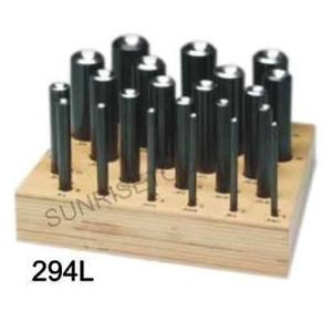 Dapping Cutter Set 22 Piezas con soporte de madera herramientas para hacer joyas - Product Image 1