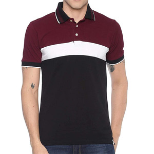 Camisas Polo, camisas polo de los hombres al por mayor logotipo personalizado en blanco de manga corta liso de alta calidad 100% poliéster 180gsm Casual personalizado - Product Image 3