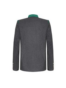 เสื้อแจ็คเก็ตผ้าวูลสไตล์สตรีทสำหรับผู้ชายเสื้อแจ็คเก็ตบาวาเรียแบบดั้งเดิม - Product Image 6