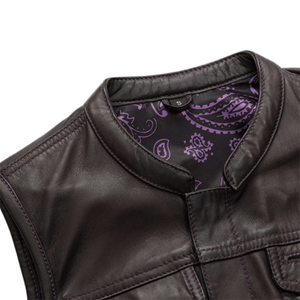 Gilet et gilet grande taille pour hommes, meilleure vente, design unique, gilet de moto chauffant en cuir sans manches pour l'hiver, poches avant - Product Image 5