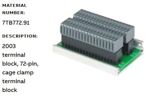 Bloque de terminales 7TB772.91, Serie B & R, 2003, nuevo, embalaje original - Product Image 2