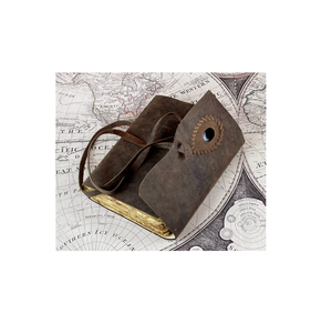 Bonita funda de libro de cuero, funda para cuaderno, organizador de diario, artículos decorativos, carpeta económica, aspecto de lujo - Product Image 2