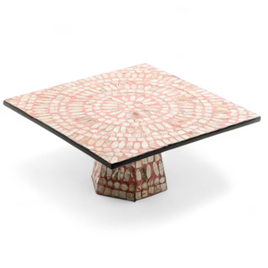 Base para Pastel de Nácar, Concha Natural Hecha a Mano para Decoración de Mesa de Postres, Fabricante de Vietnam - Product Image 1